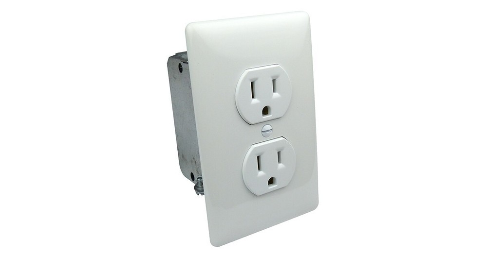 Electrical Install Kit w/ Gang Box, Outlet, Cover By Primex Complete Kits