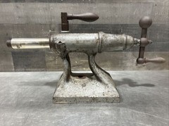 Vintage “The National Supply Co” Toledo Ohio Cast Iron Lathe Tail Stock