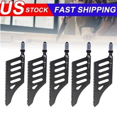 5x Flush Cutting Jigsaw Blade Irregular Curve Saw Blade with Handle for Wood US/