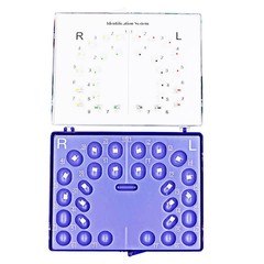 1-5kit Dental Orthodontic Sapphire Brackets 20 pcs/kit Roth 0.022 345 with hooks