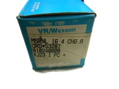 VR Wesson 1″ Square Lathe Tool Holder MSRNL 16-4 Indexable Tool Holder SNMG