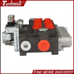 11 GPM Hydraulic Backhoe Directional Control Valve w/ 2 Joysticks,6 Spool