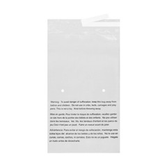 50 14×18 EcoSwift Self Seal Suffocation Warning Clear Poly Bags Free Shipping