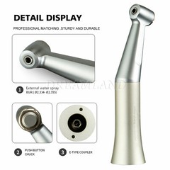 Fit NSK Dental Low Speed Handpiece 1:1 Direct Drive Push Button Contra Angle