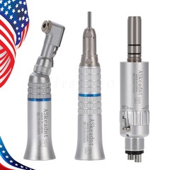 Contra Angulo Dental Low Speed Handpiece Straight Contra Angle Air Motor 4H FDA