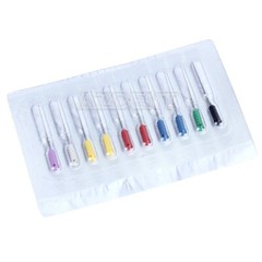 AZDENT Dental Endo Root Canal Barbed Broaches Files Assorted 25mm Medical Steel