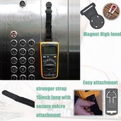 Magnetic Hanger Strap Kit For Fluke Multimeter Strong Clip Magnet Hanging Loop