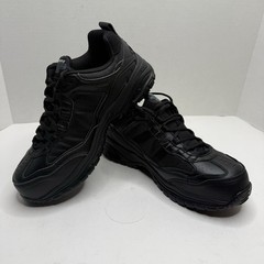 Skechers Work Soft Stride Grinnel Comp Toe Wide Men’s 8.5 Black New