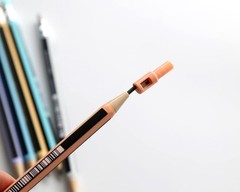 GANSSIA 2.0mm New Colorful Mechanical Pencil with 1 Count (Pack of 6), Black