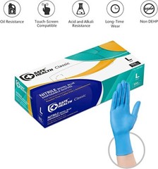 Safe Health Nitrile Gloves x 1000 – XS S M L – Food, Nails, Cleaning -Industrial