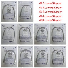 Dental Orthodontic Niti Arch Wire Super Elastic Natural Nature Form Round SALE!