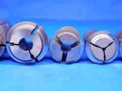 9 PCS LOT OF SOUTHWICK & MEISTER TF SERIES COLLETS SIZES RANGE FROM .106 TO 1.26