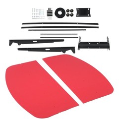 For Rops Canopy For Tractor and Mowers Umbrel 52″ X 52″ Red Tuff Top Canopy