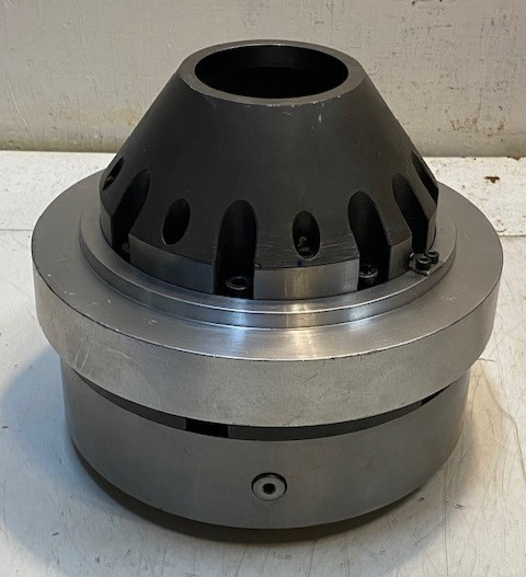 Lathe Spindle Nose Collet Chuck 9″ OD 68mm Top Bore 40mm Bottom Bore