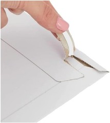 Cardboard Mailers Bend-Proof Document Envelopes – Stiff Stay Flat Envelopes Peel