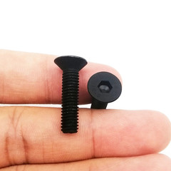 10/50Pcs M3 M4 M5 M6 M8 DIN7991 Black Grade 10.9 Steel 304 Stainless Steel Hexag