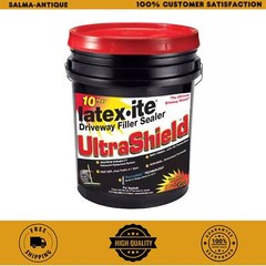 Driveway Asphalt Filler Fast Dry Sealer 4.75 Gal. Ultra Shield Rubberized Latex