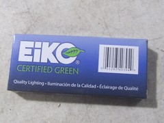 Box of 10 Eiko 161 Miniature Lamps 14 Volt 0.19 Amps Miniature Wedge Base