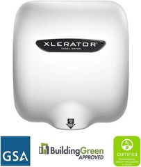 XLERATOR XL-BW Automatic High Speed Hand Dryer with White Thermoset (BMC) Cover