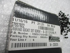 UNBRAKO 1105233 SOCKET SCREW SET LOT OF 100 NSMP