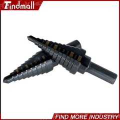Findmall 5 Pack Oxide M2 Multiple Hole 50 Sizes 1/8- 1-3/8″ HSS Step Drill Bit