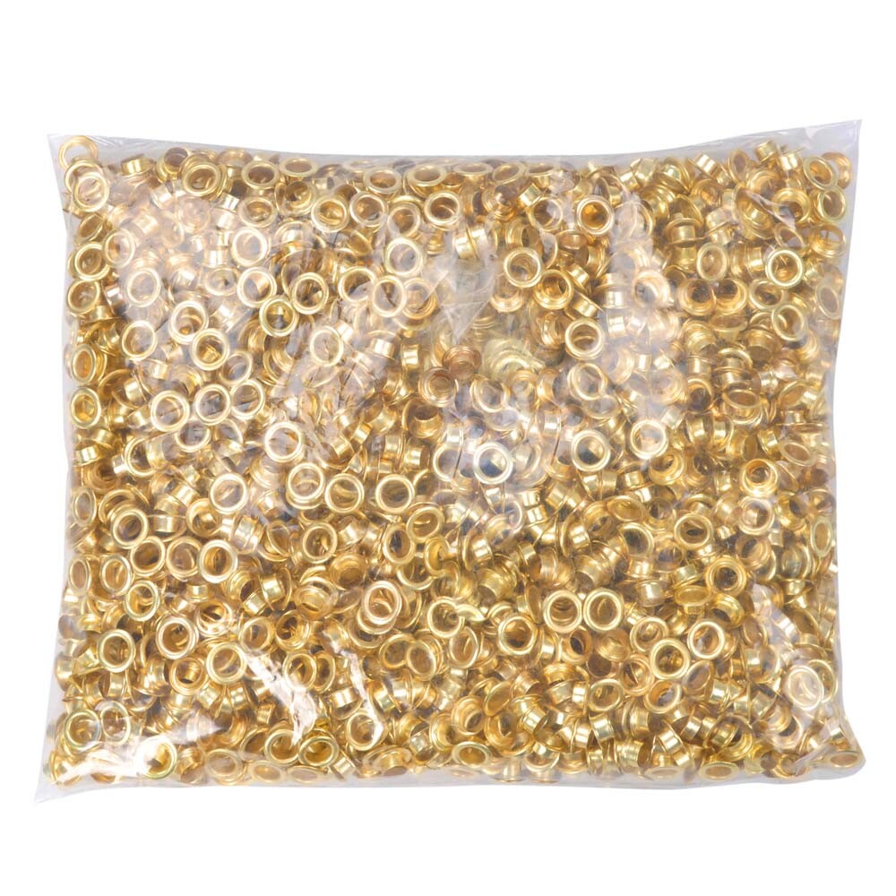 1/4” Size 0 Grommets & Washers Kit Leather Bags Signs Poster Eyelet 2000 Pack