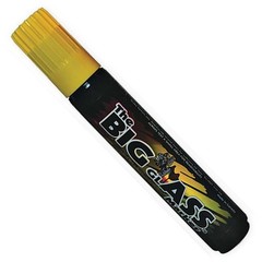 The Big Glass Marker Washable YELLOW Writer – Automotive Car Paint Pen – 3 Count