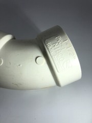 Nibco 1-1/2 inch PVC Lot 45-Degree Slip x Slip Elbow, Threaded Plug, & Coupler