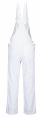 Portwest S810 Bolton White Cotton Painters Bib Overalls with Knee Pad Pockets