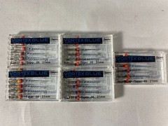 Dentsply Tulsa Dental Vortex Blue 21mm all Taper rotary files 6/pk all sizes