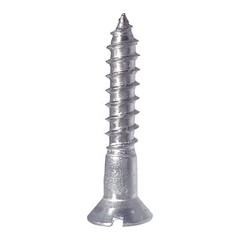 #4 Flat Head Wood Screws Stainless Steel Slotted Drive All Sizes in Listing