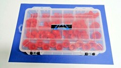 Hydraulic JIC Plastic Cap and Plug Kit Set 164 Pieces 7-Sizes Hydraulic Fittings