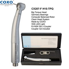 COXO High Speed Turbine LED Handpiece Self Power NSK QD-J Sinol 4 Hole Coupler