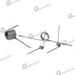 Torsion Spring 3-9 Coil (10 pcs), 2mm Wire dia, 10 ~ 20mm OD, Left spring Steel