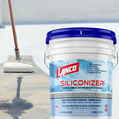 Free Shipping Authentic Lanco Siliconizer Roof Sealer 5 Gal White No Import Fee