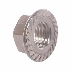 3/8-16 Stainless Steel Flange Nuts Serrated Base Lock Anti Vibration Qty 25