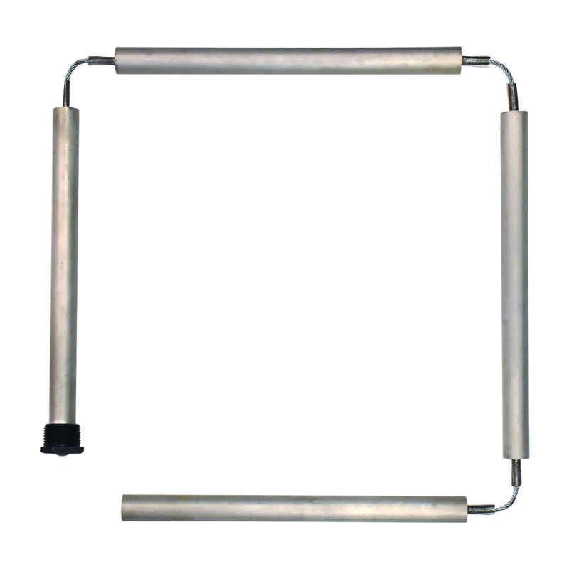 Eastman 60145 Corrosion Resistant Stainless Steel Flexi Anode Rod 45 L x 1 H in.
