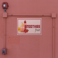 Decal Stickers Smoothies Fruit Restaurant Cafe Bar Vinyl Store Sign Label