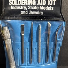 Kit 7348 X-ACTO Soldering Aid Kit, Industry, Scale Models & Jewelry, 1978 Unused