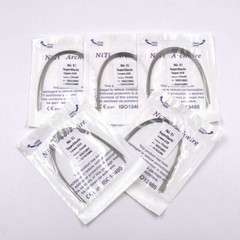 10 Packs Dental Ortho Archwire Super Elastic NITI Arch Wire Ovoid/Natural/Square
