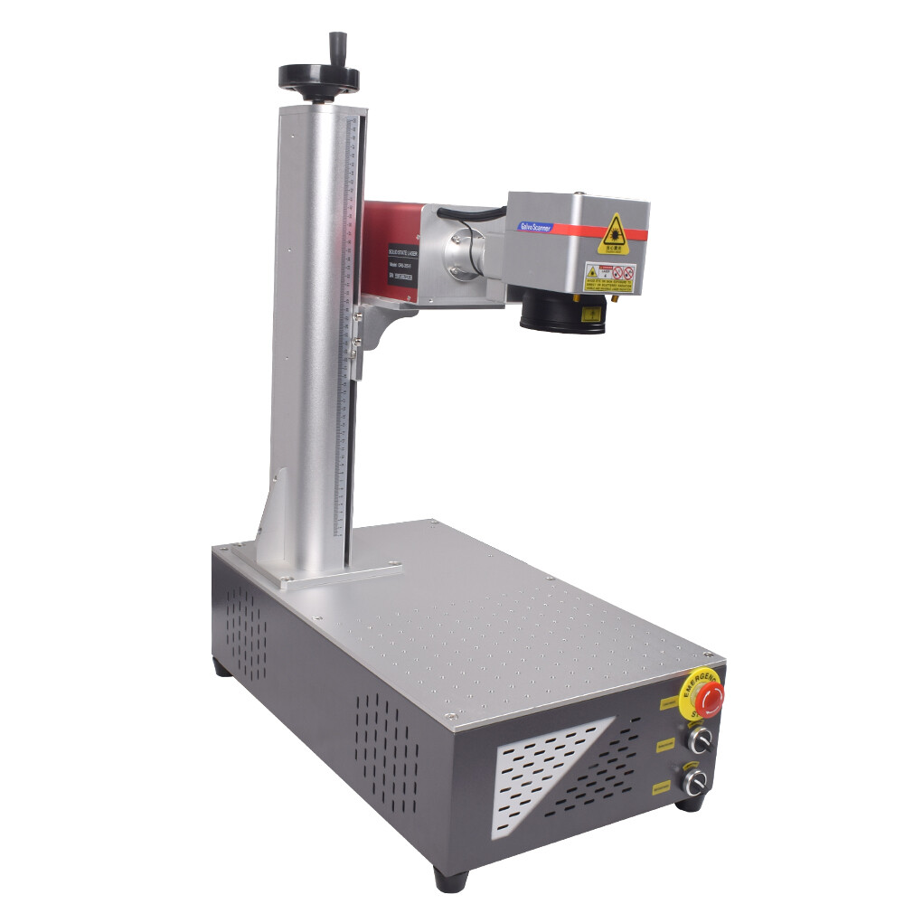 CRS 5W 10W 15W 355nm UV Laser Marking Engraving Machine For Glass Acrylic Wood