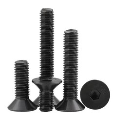 M2 M2.5 M3 M4 M5 M6-M12 High Tensile 10.9 Countersunk Screws Allen Socket Bolts