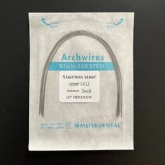 20 Packs Dental Orthodontic Stainless Steel Arch Wires Round Ovoid Form Wire