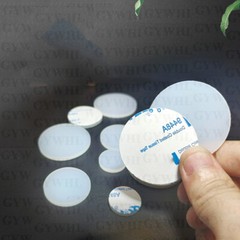 White Silicone Solid Discs Self Adhesive Round Pad Sealing Cushioning 5mm-150mm