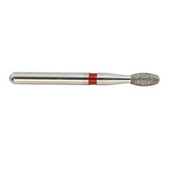 Multi-Use Football Diamond Burs FG 379/018F Egg Fine Grit Red Friction Grip FG