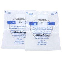 10 Pack Dental Orthodontic Niti Reverse Curve Round Arch Wires 014 Upper Bomaoer