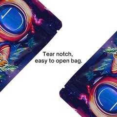 25Sets-3.5g Small Foil Zip Pouch | Resealable Mylar-Style Bag | USA Stock