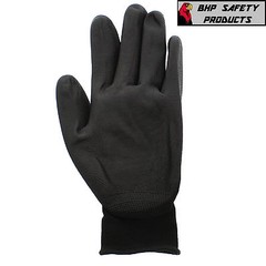 (12 PAIRS) GLOBAL GLOVE PUG POLYURETHANE COATED ANTI-STATIC WORK GLOVES X-LARGE