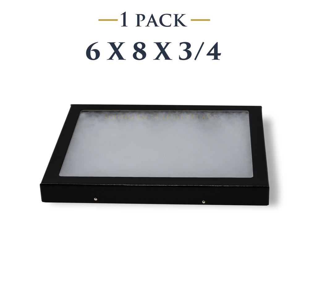 6 x 8 x 3/4 Riker Display Case Mount Box for Collectibles Jewelry Arrowheads