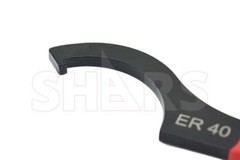 SHARS Nose Type Collet ER40 ER 40 55-63mm OPEN END Collet Wrench New ![